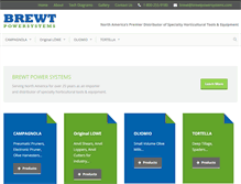 Tablet Screenshot of brewtpowersystems.com